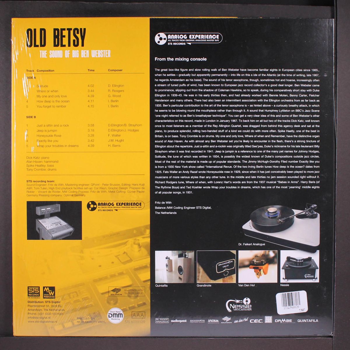 old betsy - the sound of big ben webster by BIG BEN WEBSTER