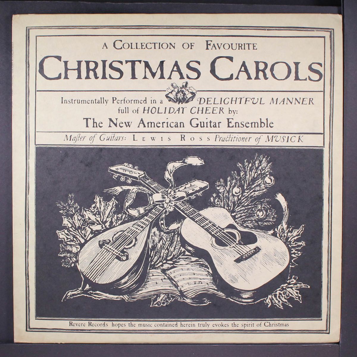 a collection of favourite christmas carols by NEW AMERICAN GUITAR ENSEMBLE, THE