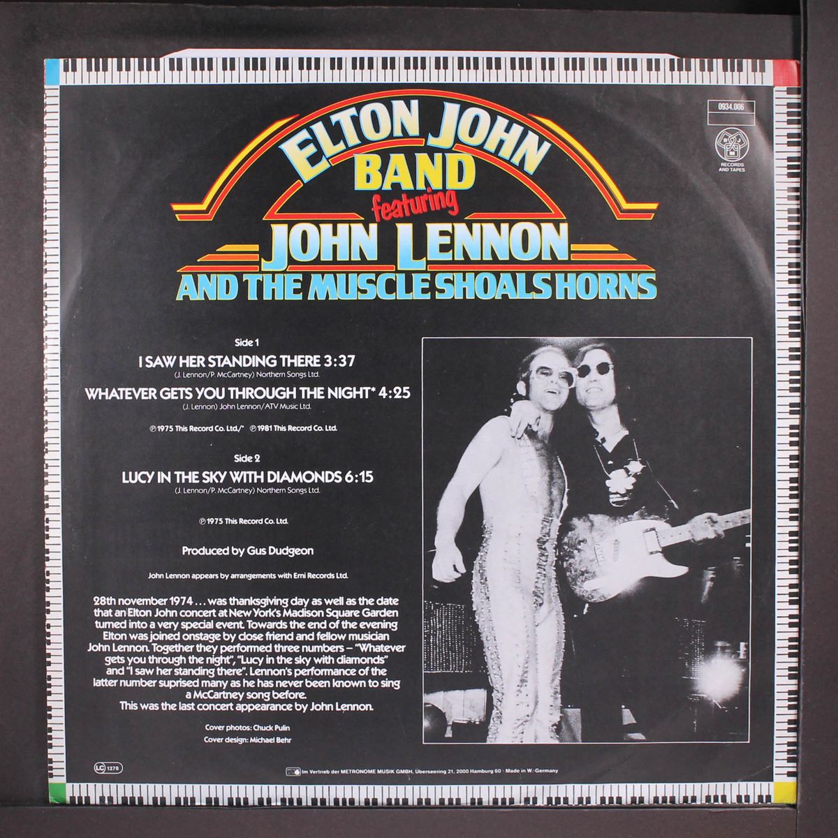 i saw her standing there +2 by ELTON JOHN & JOHN LENNON