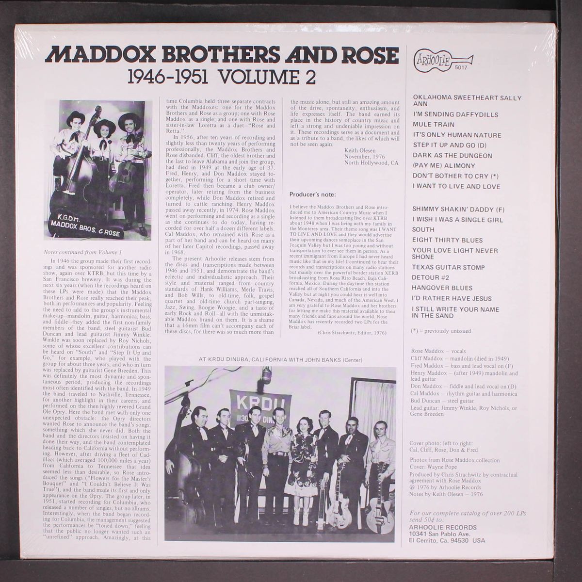 1946-1951, vol. 2 by MADDOX BROTHERS & ROSE