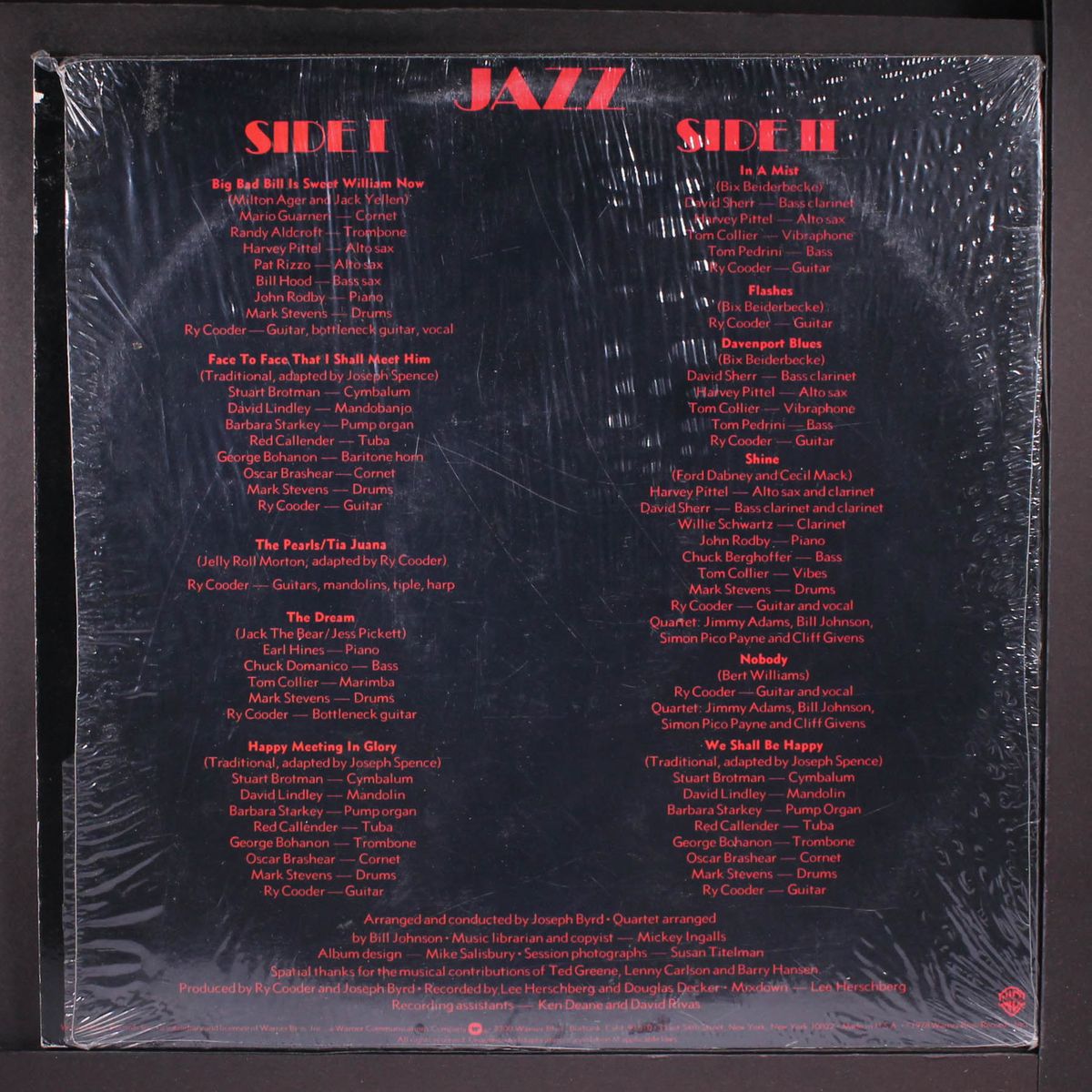 jazz by RY COODER