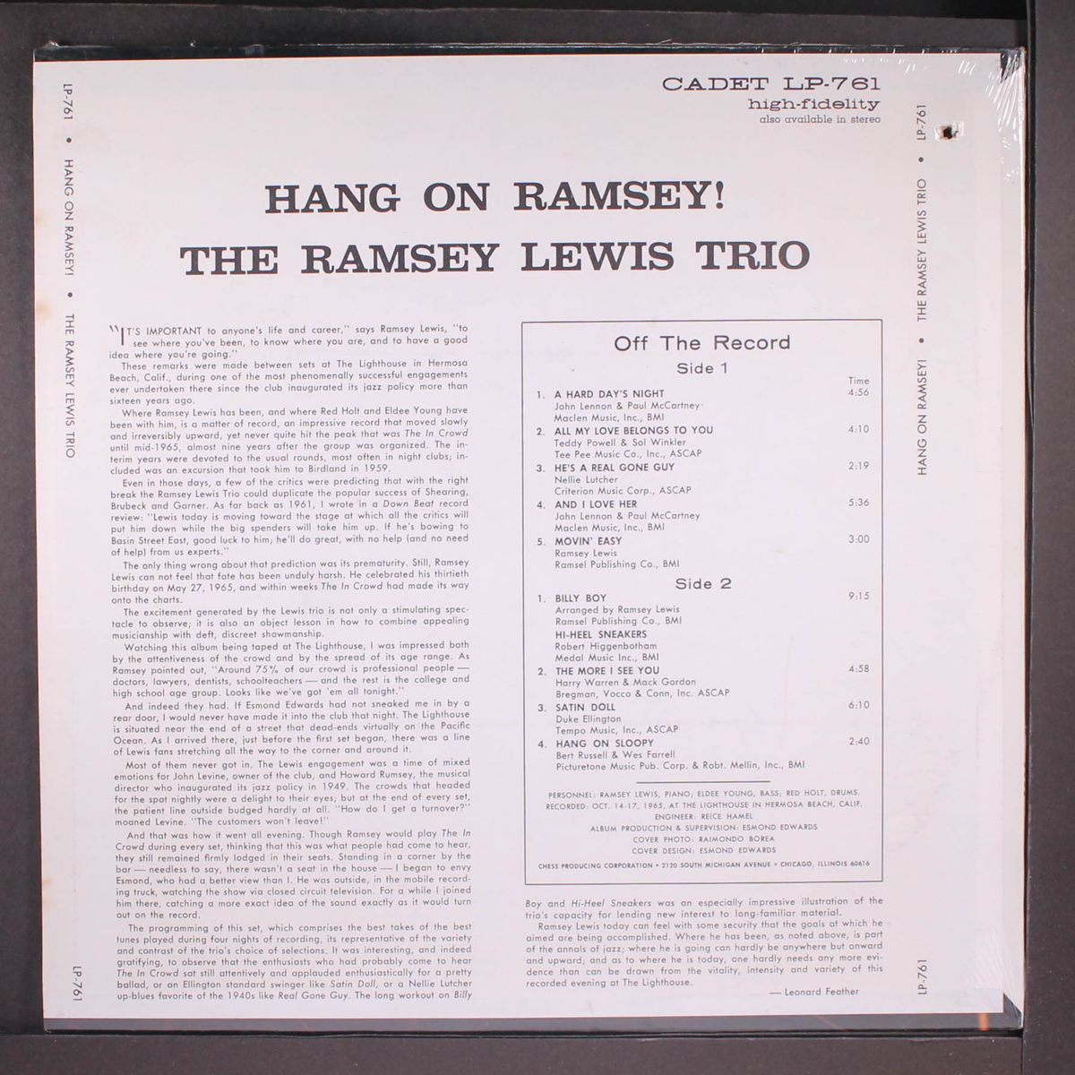hang on ramsey! by RAMSEY LEWIS