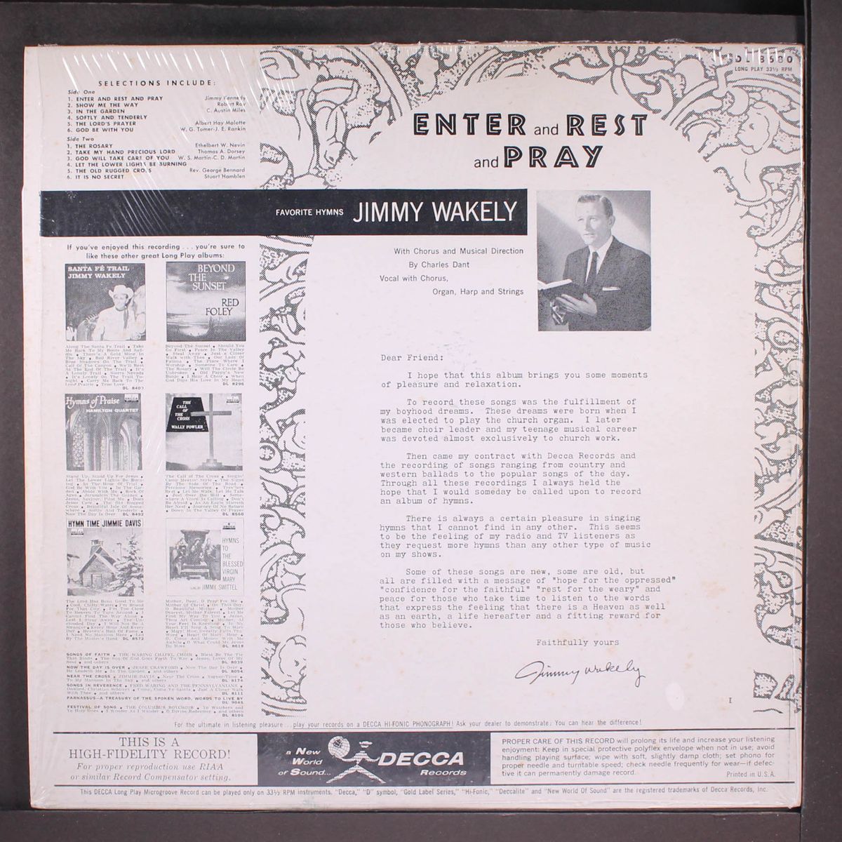enter and rest and pray by JIMMY WAKELY