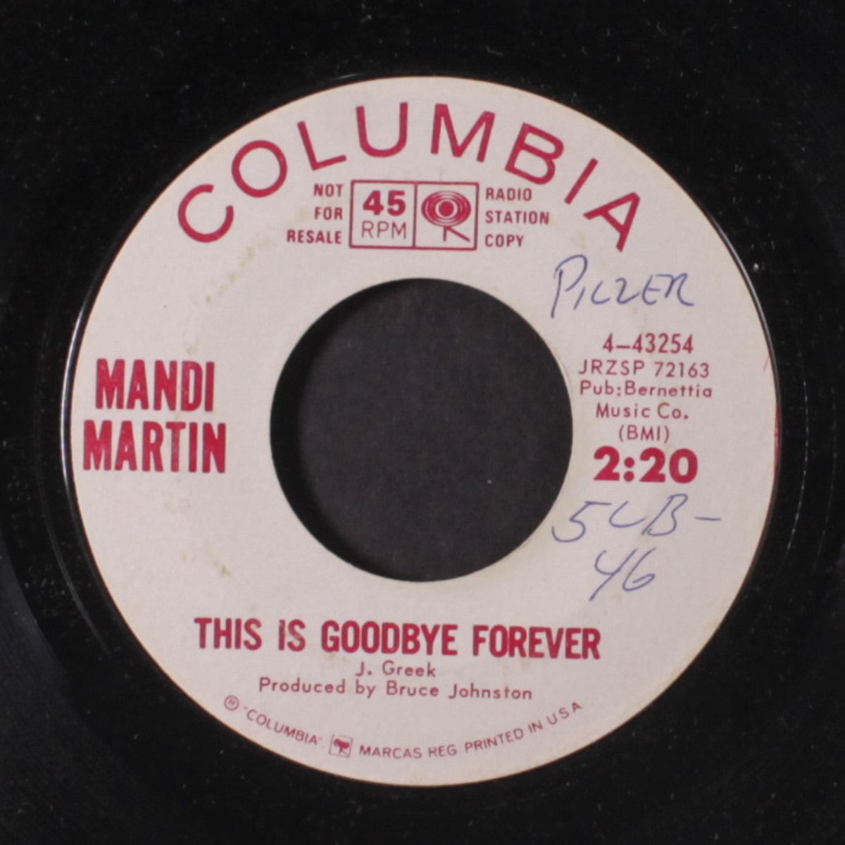 don't let him get away from you / this is goodbye forever by MANDI MARTIN