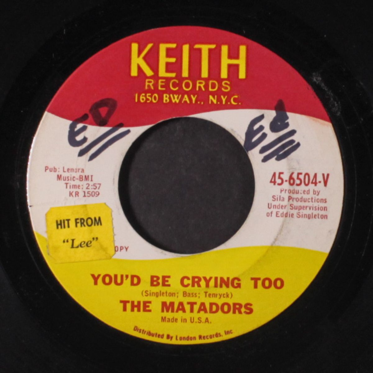 you'd be crying too / my foolish heart by MATADORS