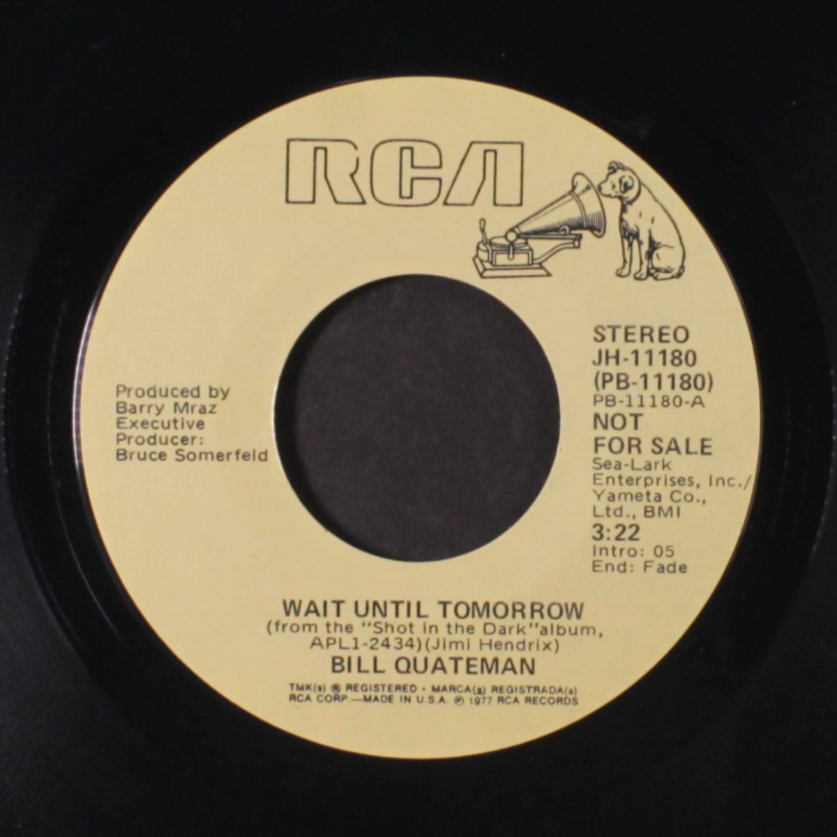 wait until tomorrow / mono by BILL QUATEMAN