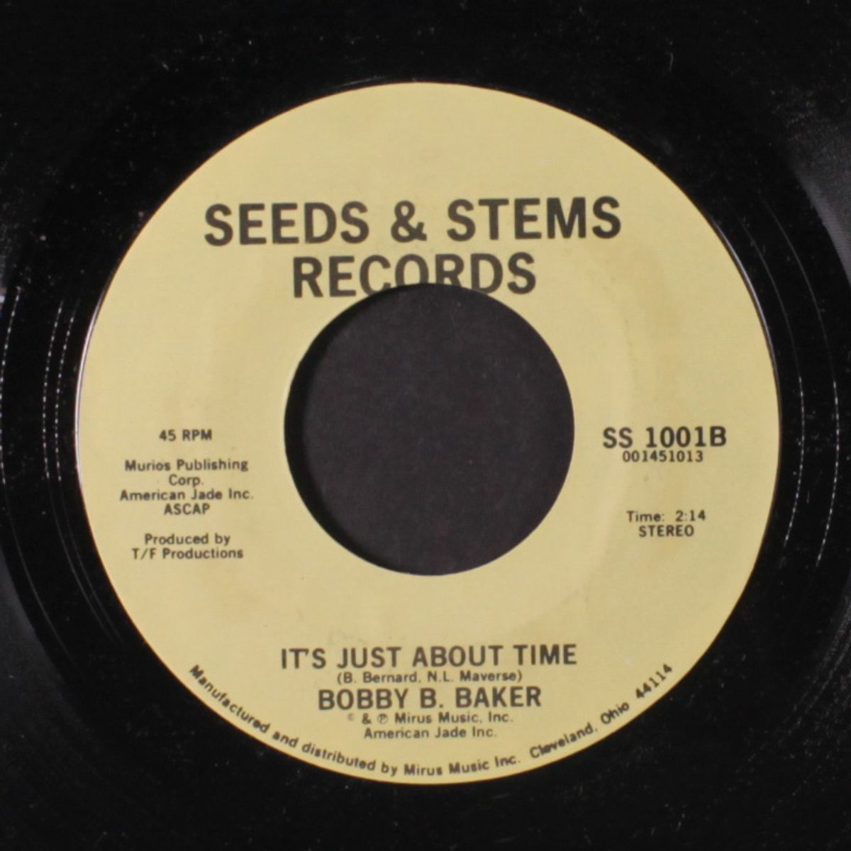 take your oil and shove it / about time by BOBBY BAKER