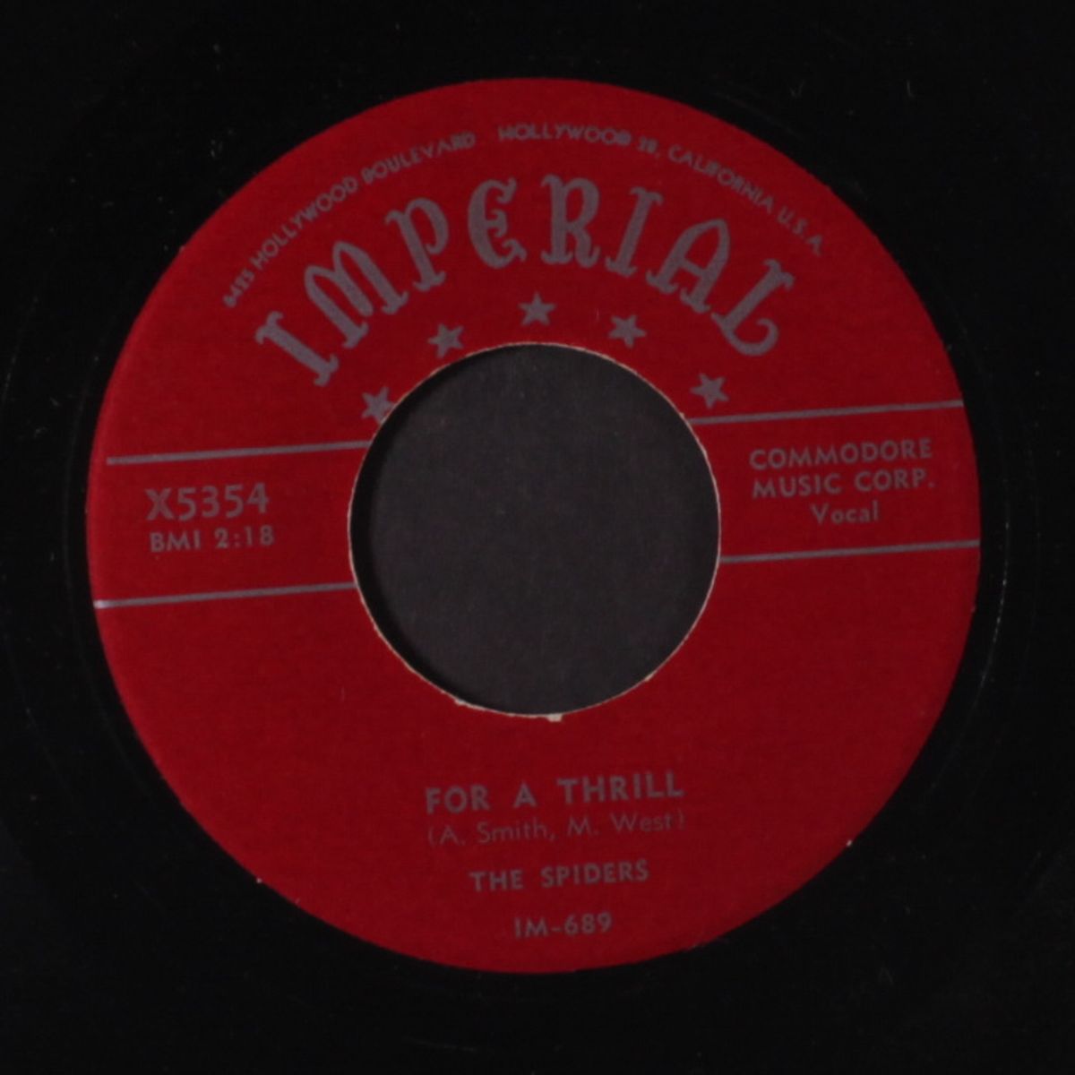 bells in my heart / for a thrill by SPIDERS