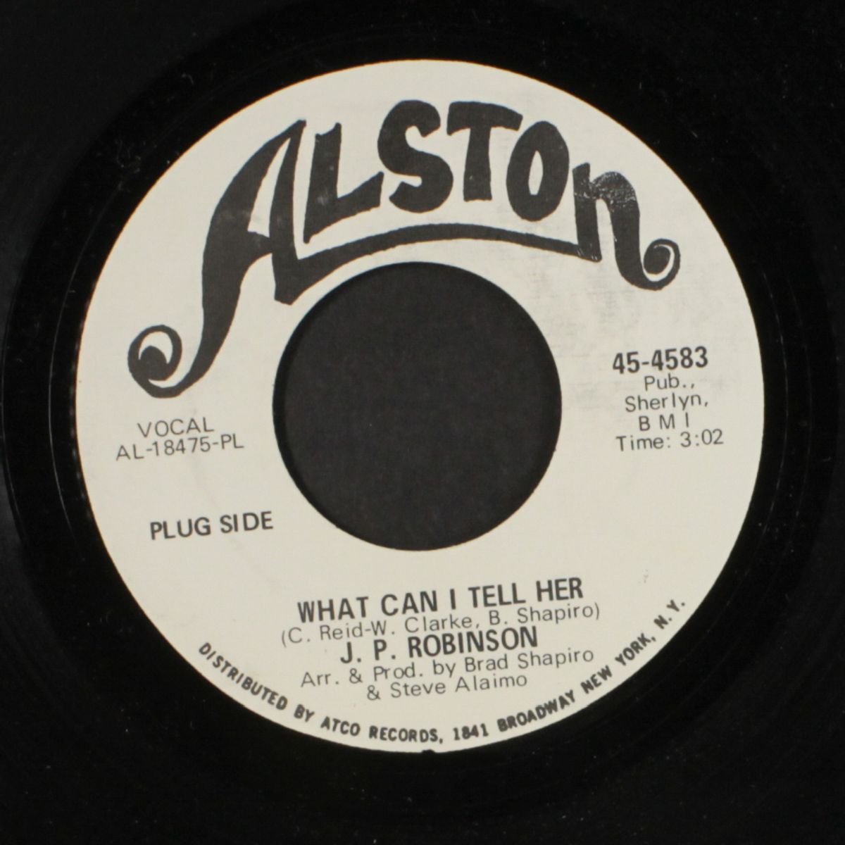 what can i tell her / doggone it by J.P. ROBINSON