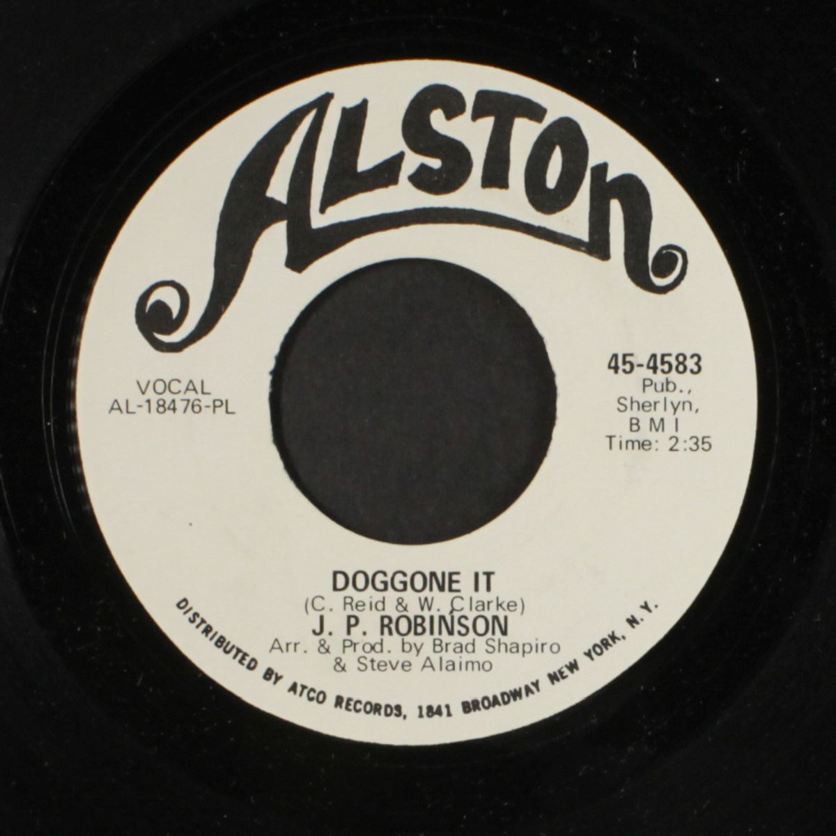 what can i tell her / doggone it by J.P. ROBINSON