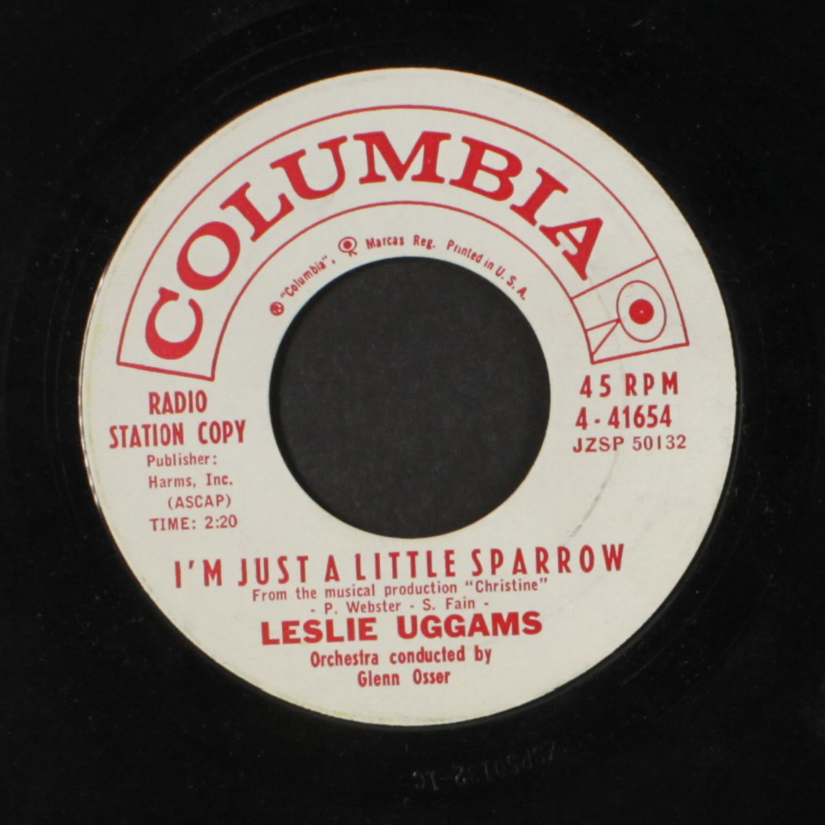 i grew up last night / i'm just a little sparrow by LESLIE UGGAMS