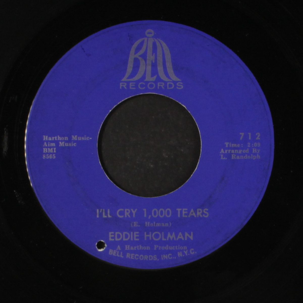 i'll cry 1000 tears / i'm not gonna give up by EDDIE HOLMAN