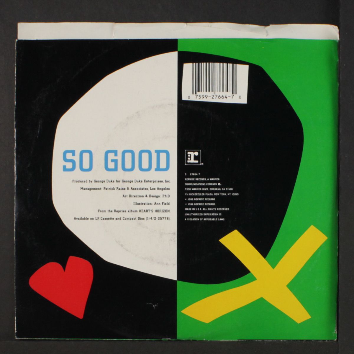 so good / pleasure over pain by AL JARREAU