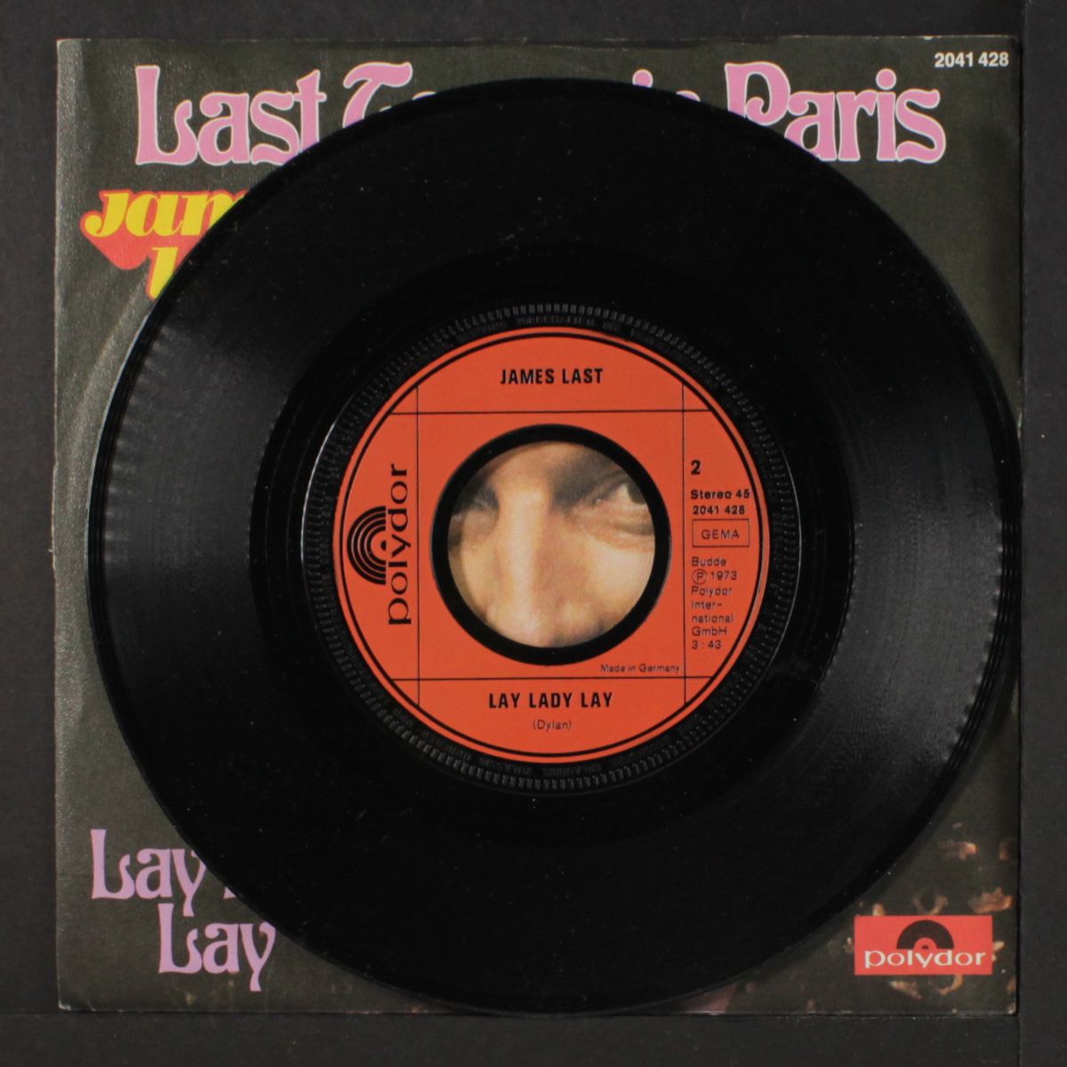 last tango in paris / lay lady lay by JAMES LAST