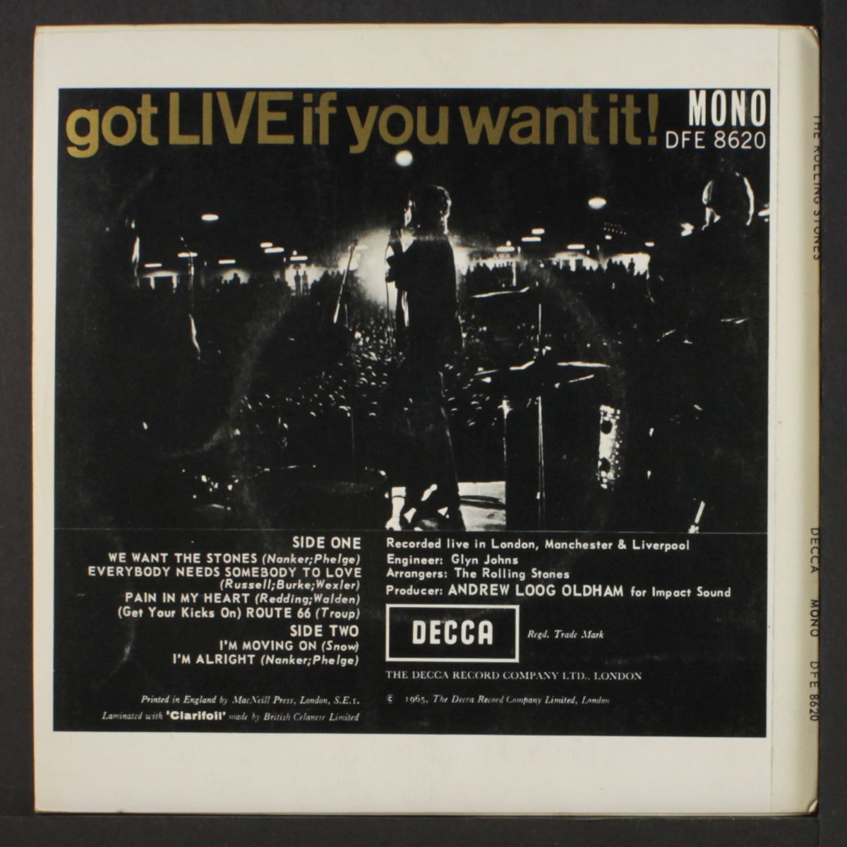 got live if you want it! by ROLLING STONES