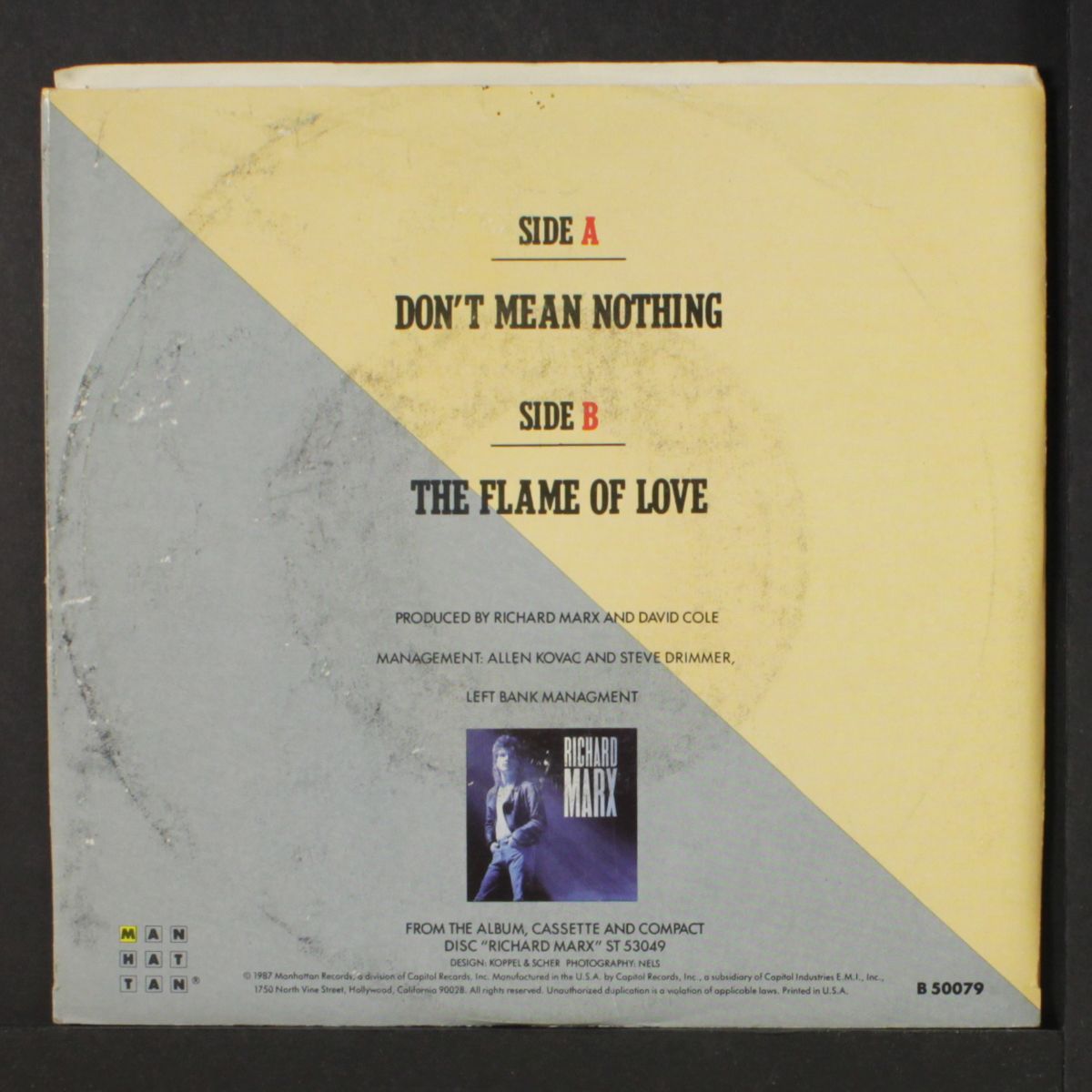 don't mean nothing / the flame of love by RICHARD MARX