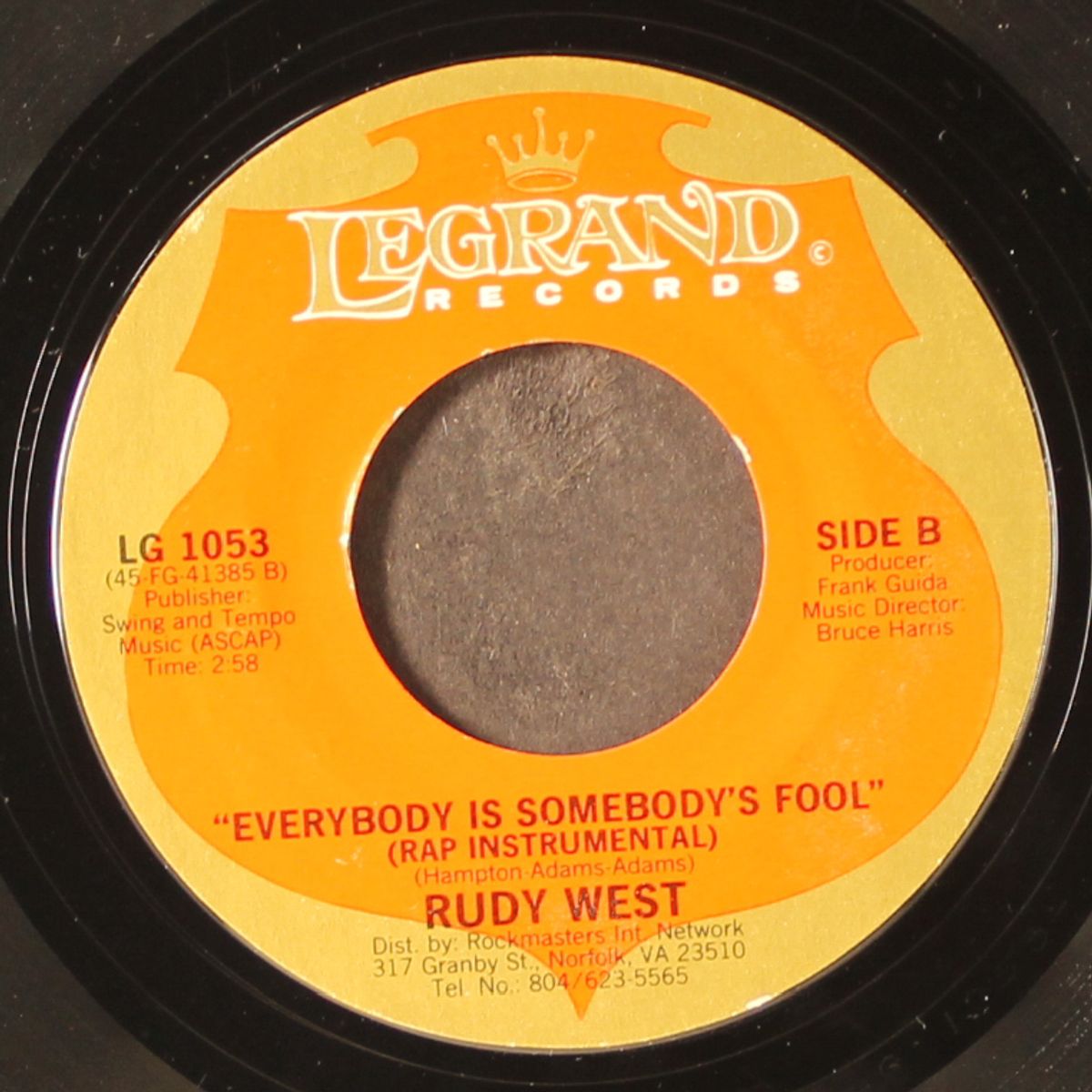 everybody is somebody's fool / rap instro by RUDY WEST