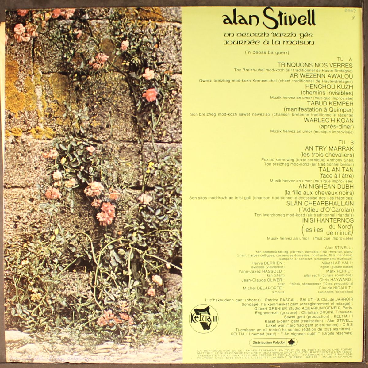 un dewezh 'barzh 'ger by ALAN STIVELL