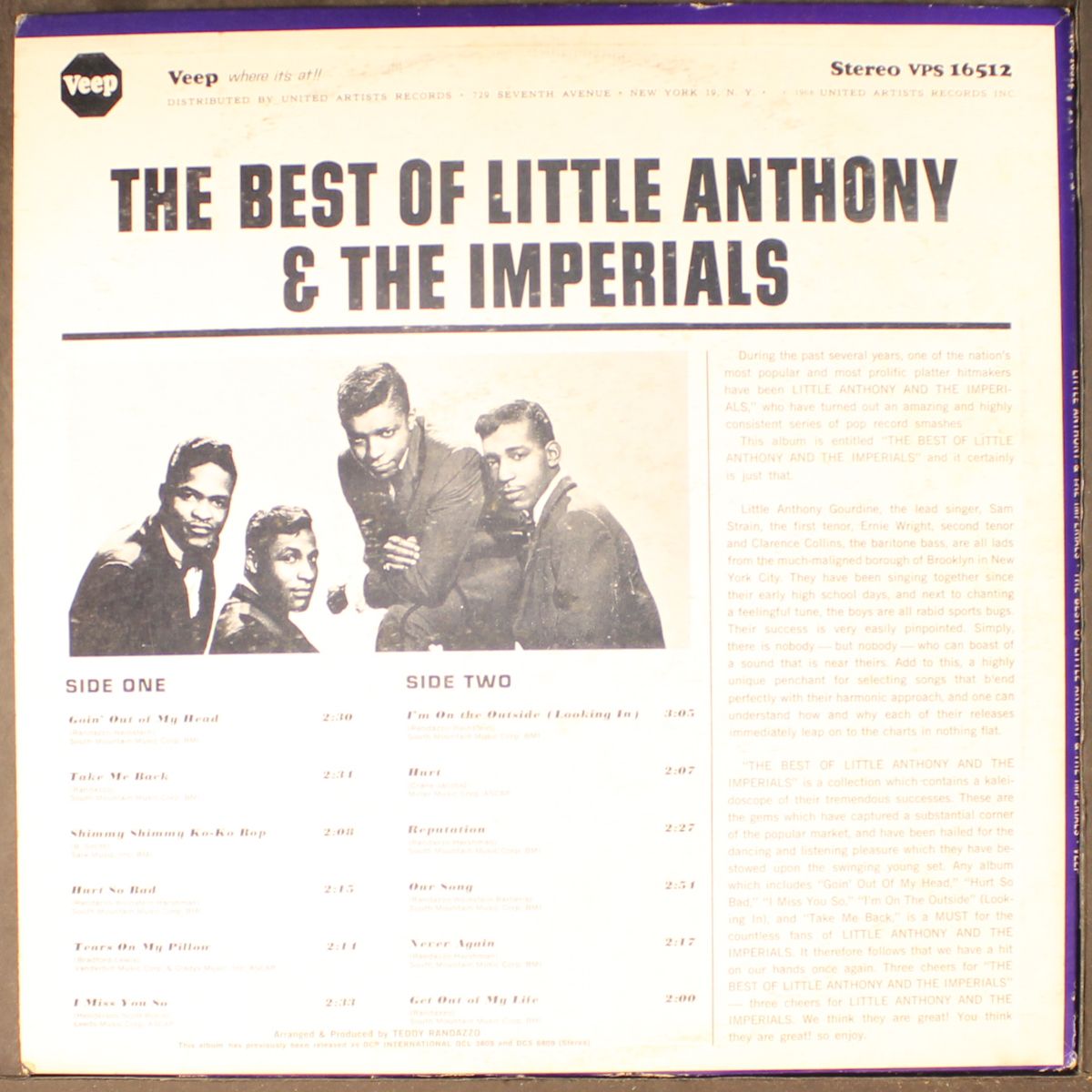 best of little anthony & imperials by LITTLE ANTHONY & IMPERIALS
