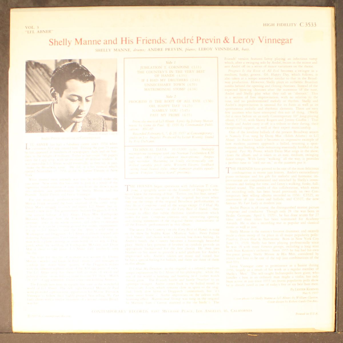 li'l abner by SHELLY MANNE