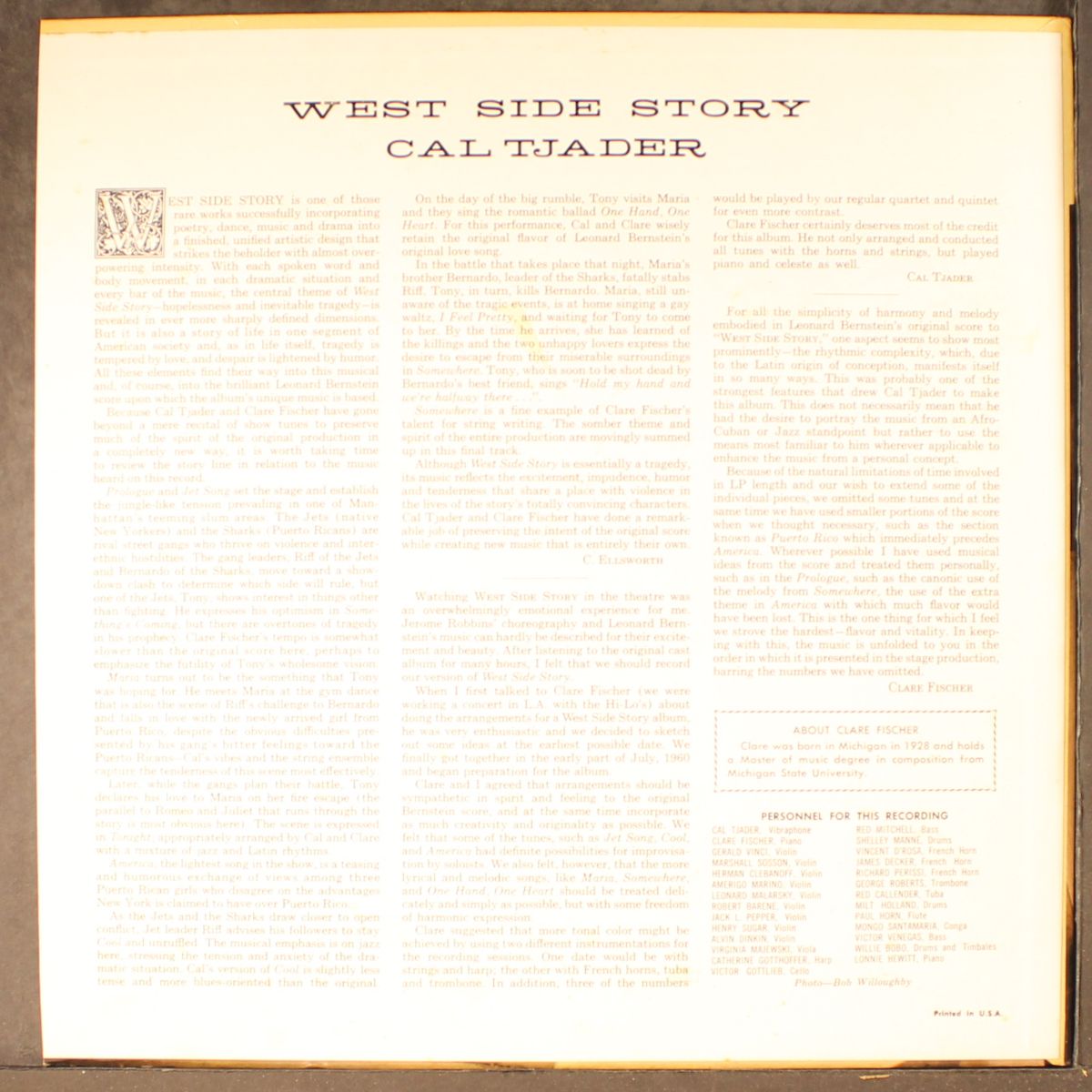 west side story by CAL TJADER