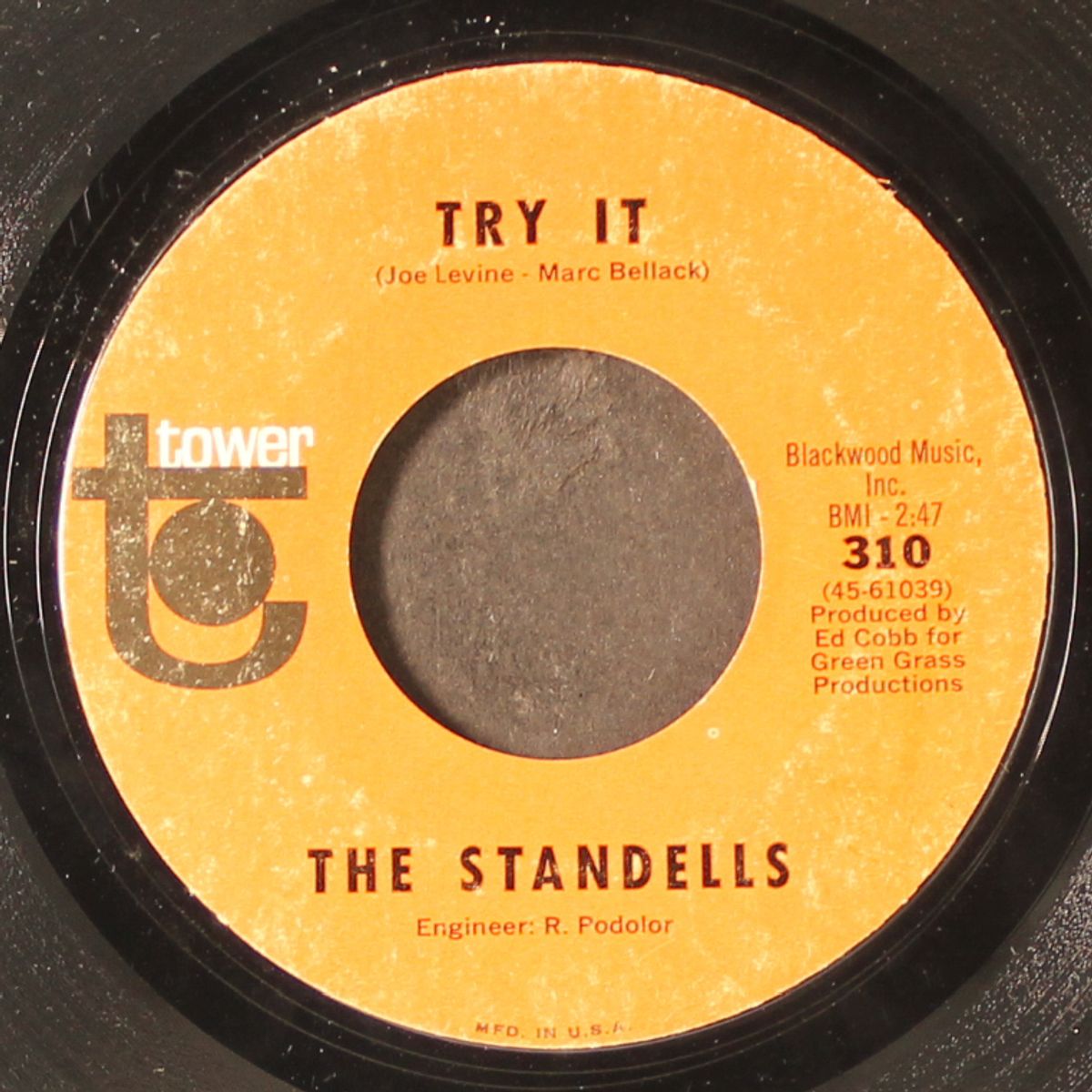 try it / poor shell of a man by STANDELLS