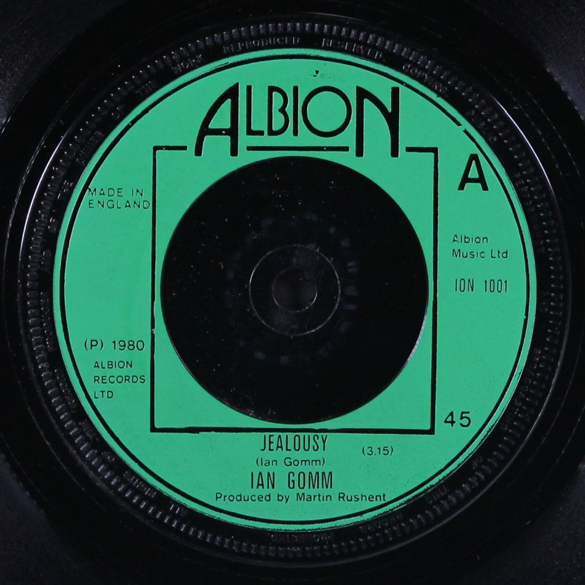 jealousy / hooked on love by IAN GOMM