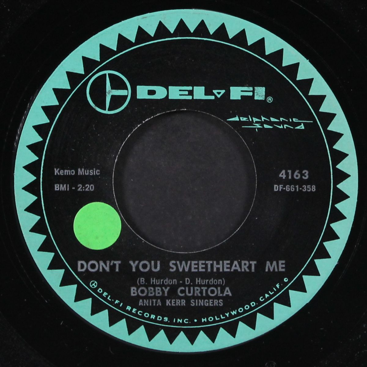 don't you sweetheart me / my heart's tongue-tied by BOBBY CURTOLA