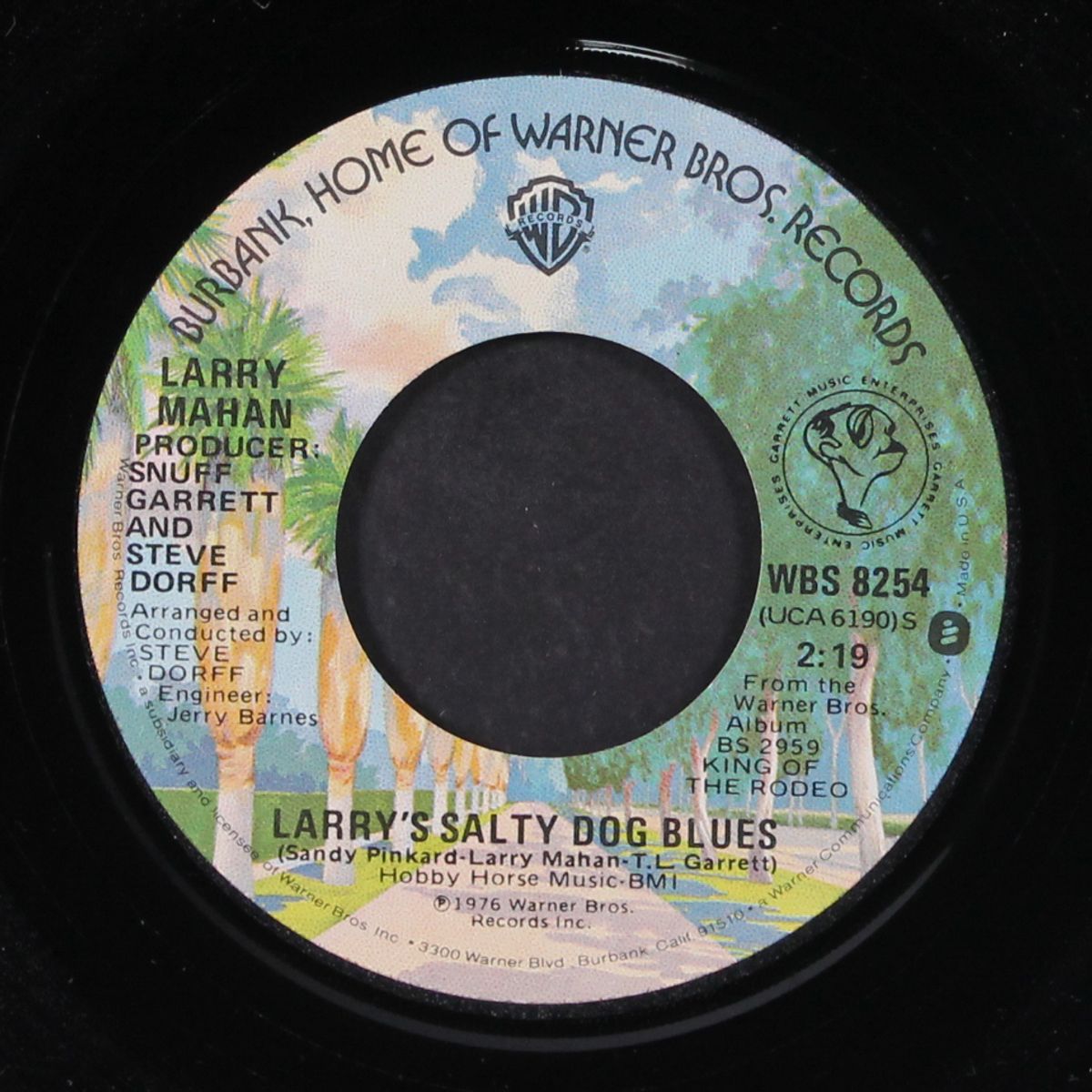 larry's salty dog blues / stunt man by LARRY MAHAN