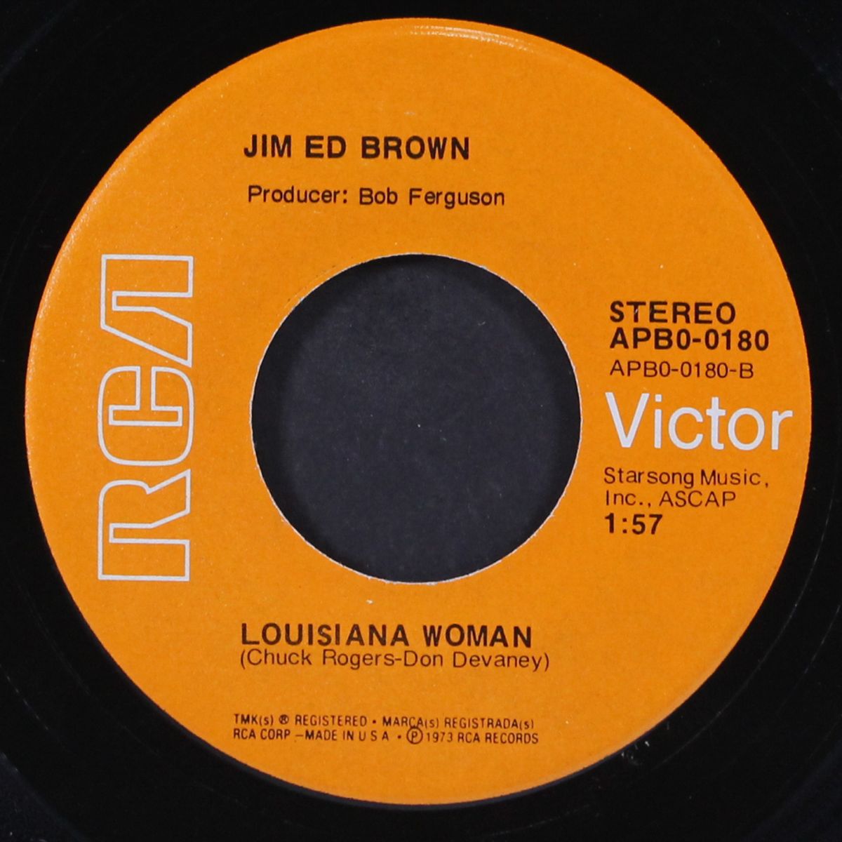 sometime sunshine / louisiana woman by JIM ED BROWN