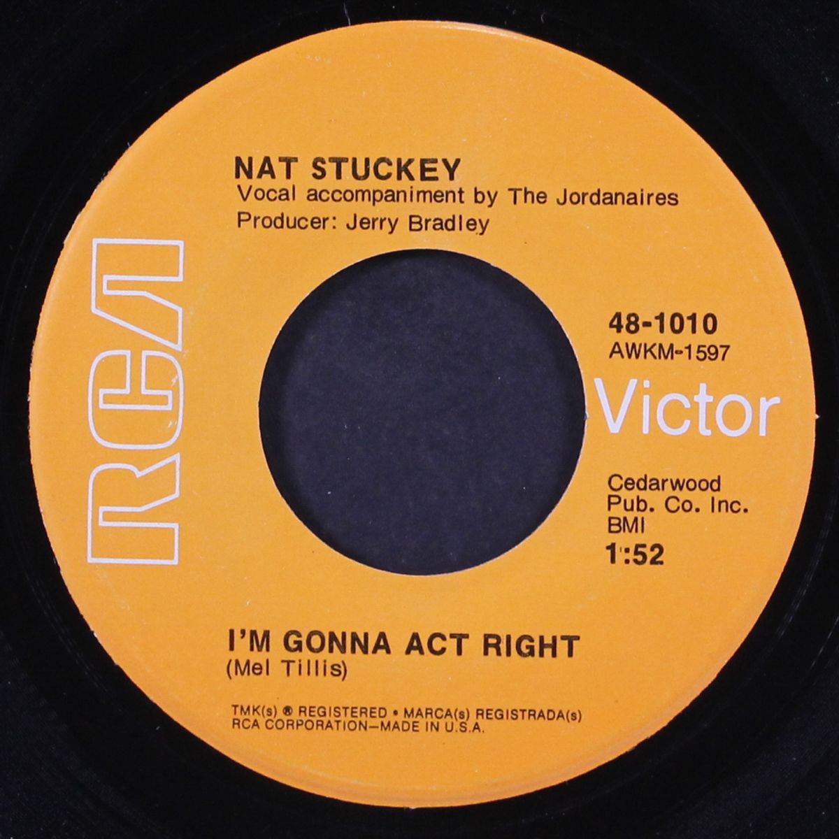 i'm gonna act right / chained by NAT STUCKEY