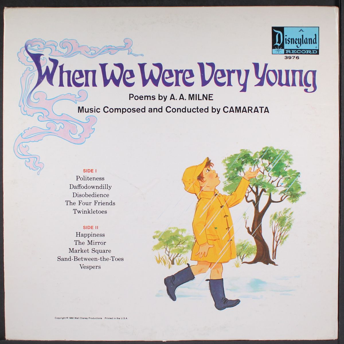 when we were very young by CAMARATA