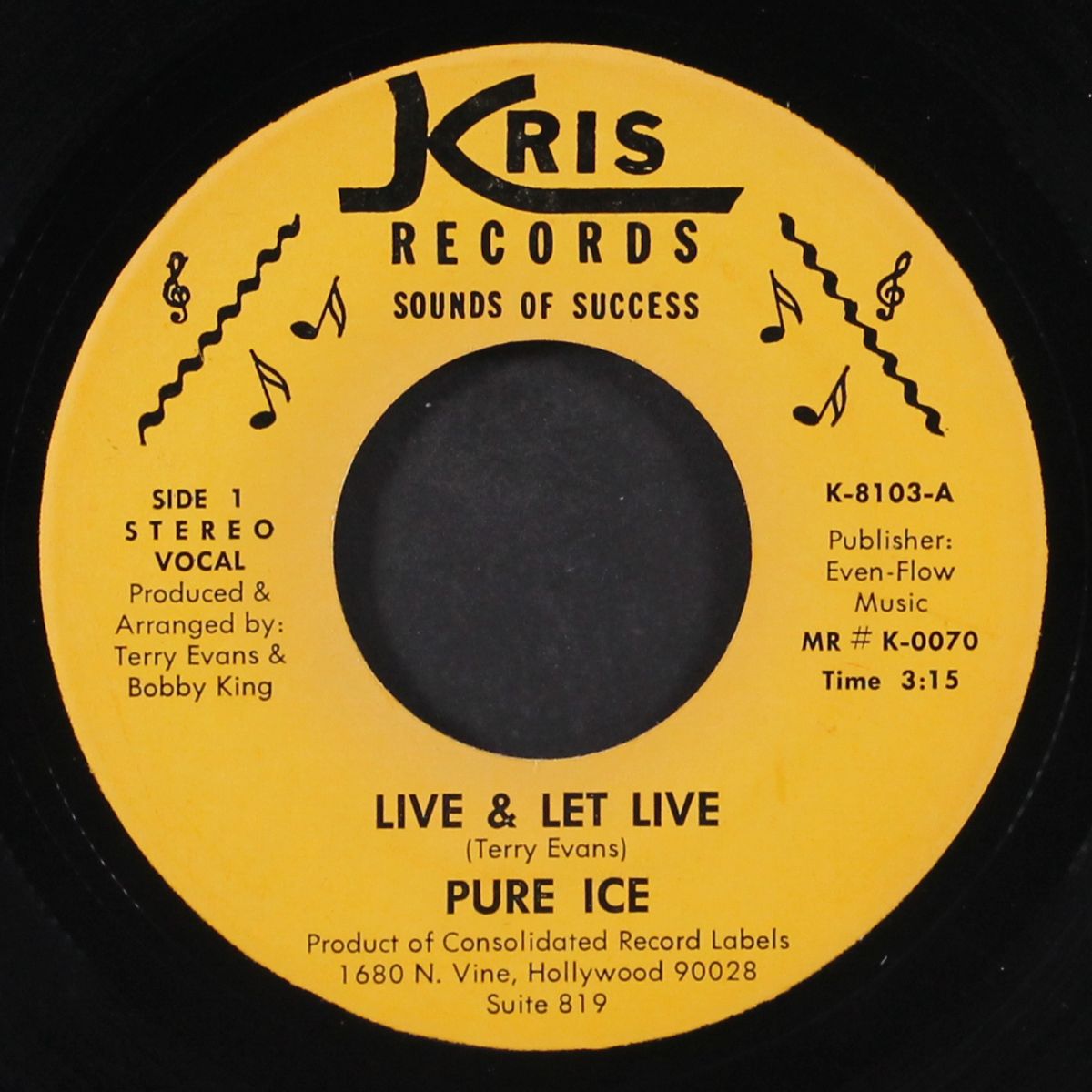 live & let live / that's the way life was meant by PURE ICE