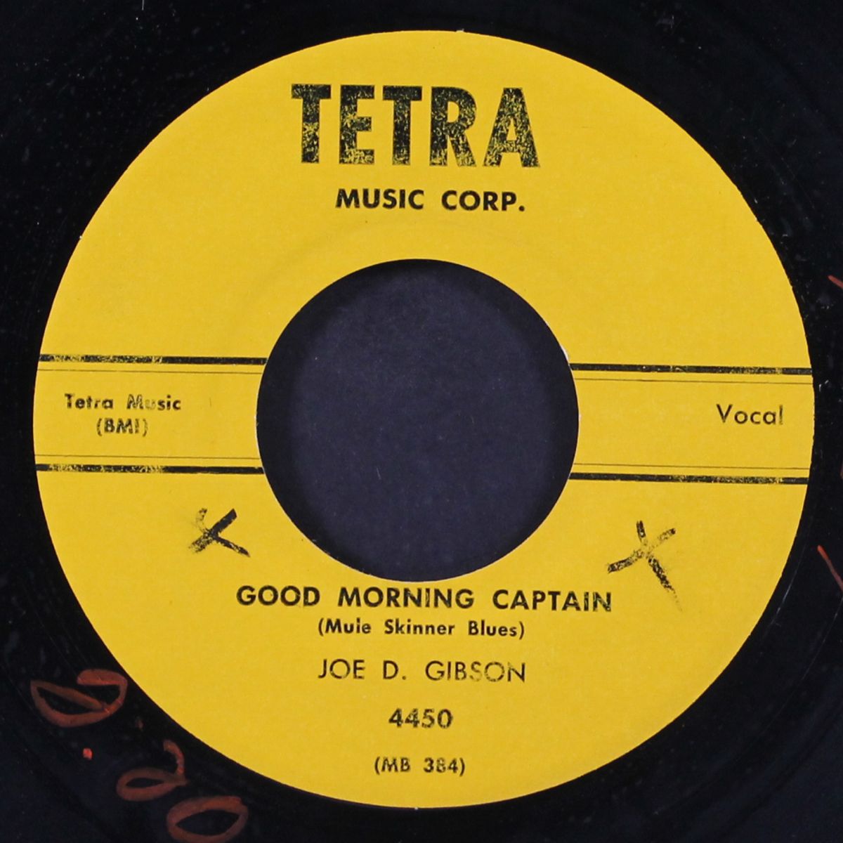 good morning captain / 21 years by JOE D. GIBSON