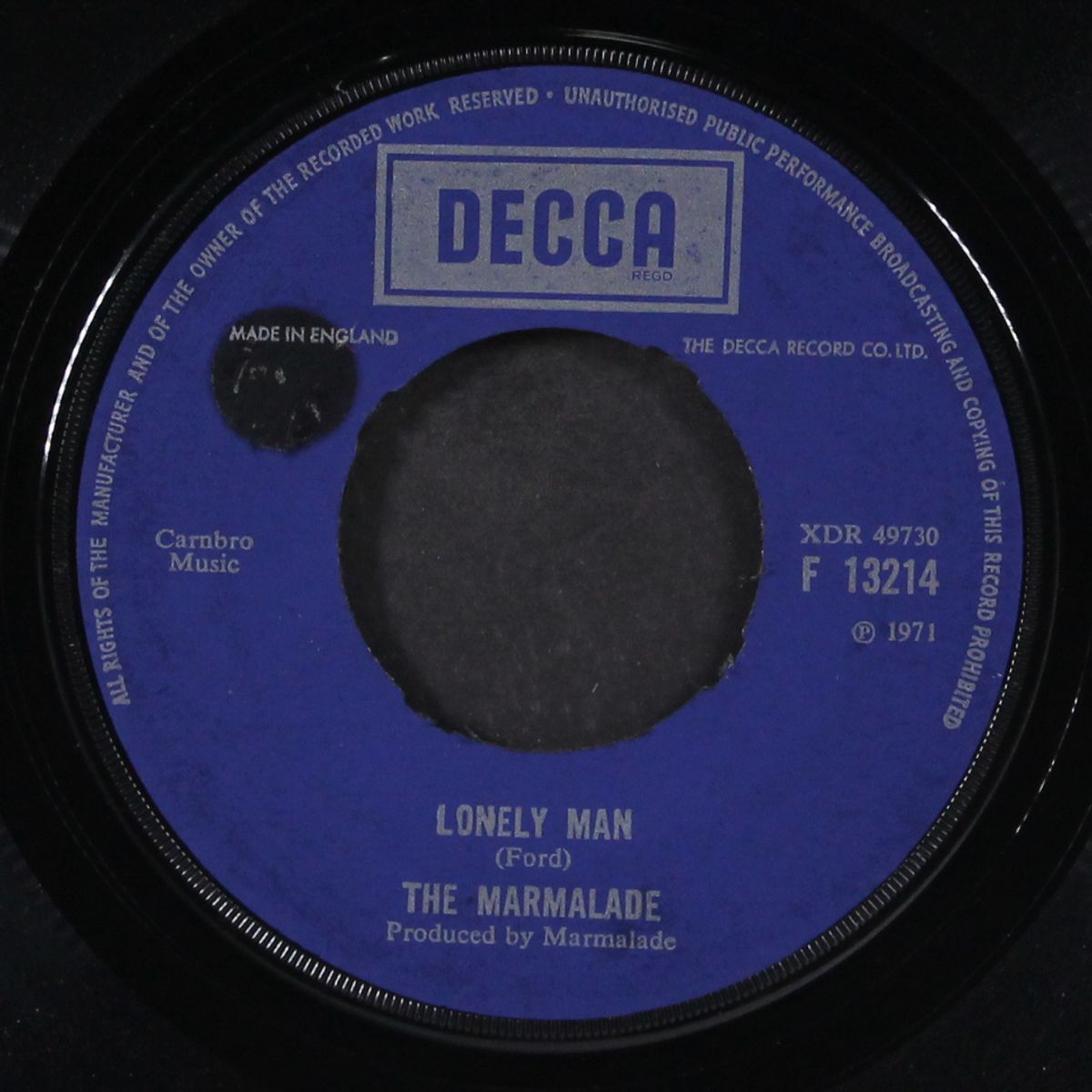 cousin norman / lonely man by MARMALADE