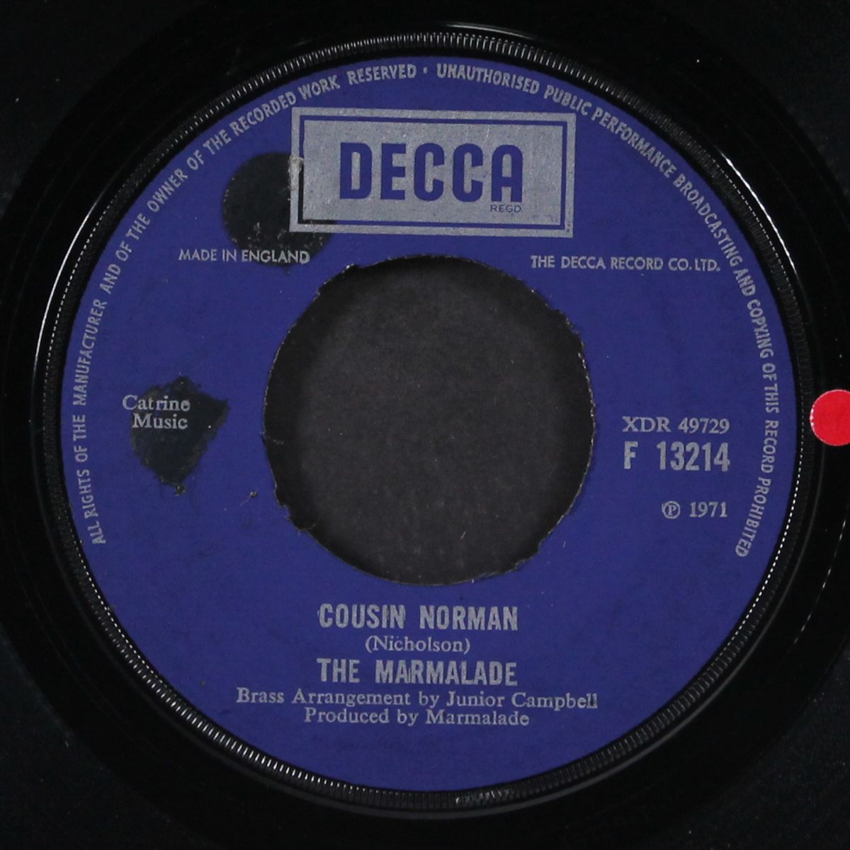 cousin norman / lonely man by MARMALADE