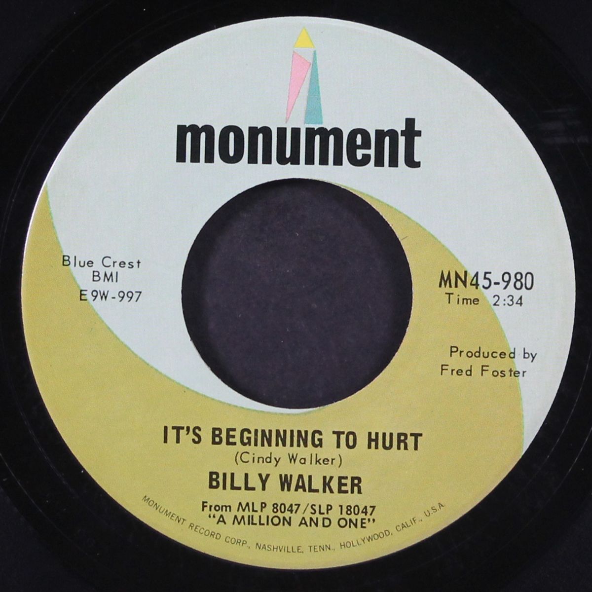 bear with me a little longer / it's beginning to hurt by BILLY WALKER