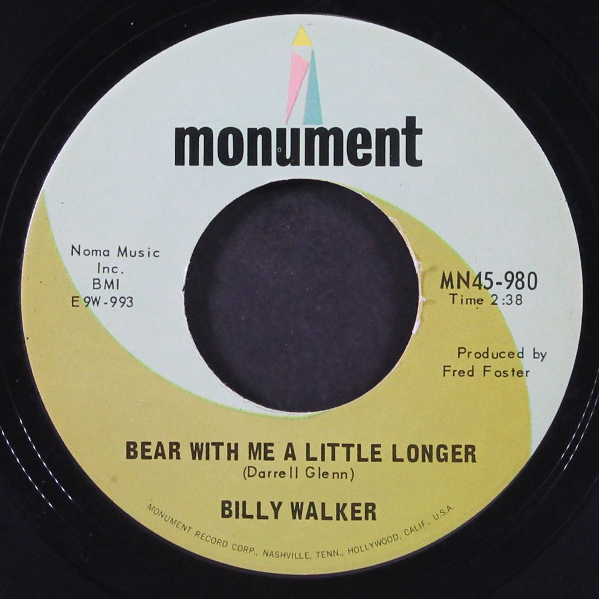 bear with me a little longer / it's beginning to hurt by BILLY WALKER