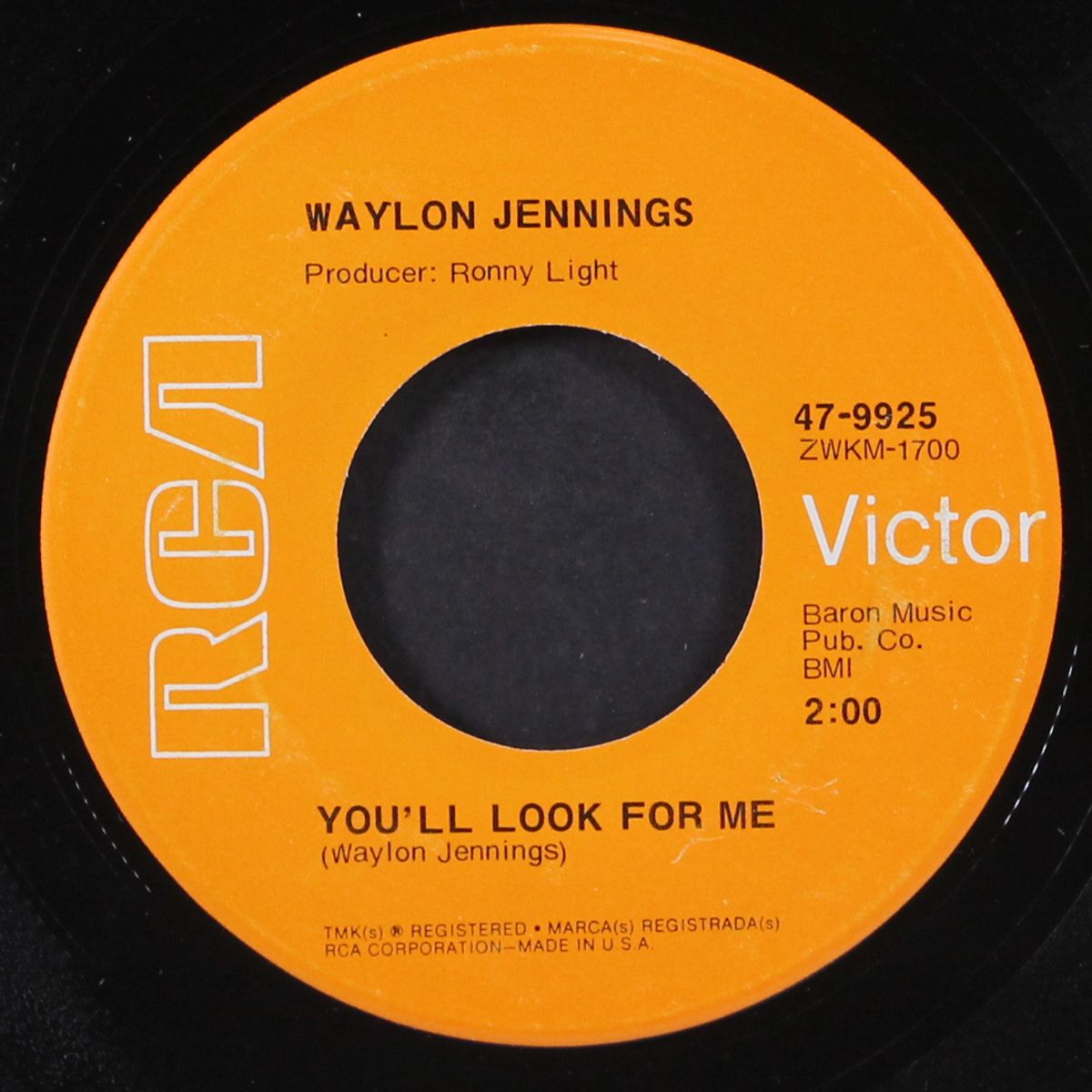 tulsa / you'll look for me by WAYLON JENNINGS