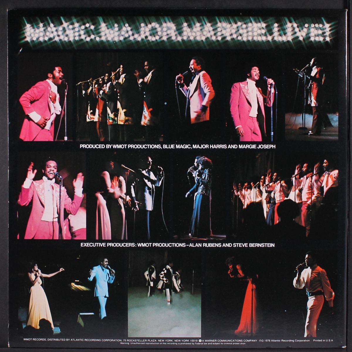 live! by BLUE MAGIC, MAJOR HARRIS, MARGIE JOSEPH
