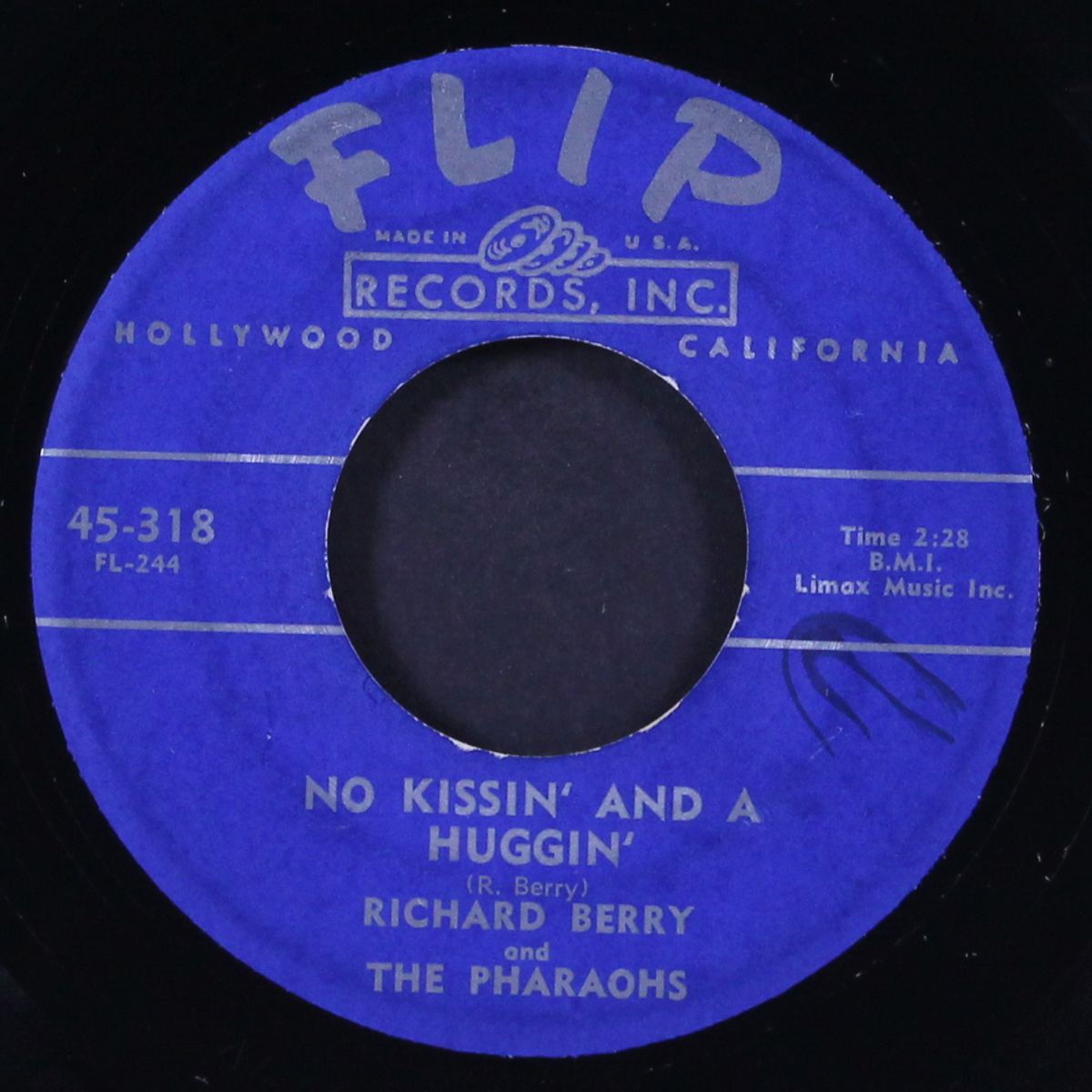 take the key / no kissin' and a huggin' by RICHARD BERRY & PHARAOHS