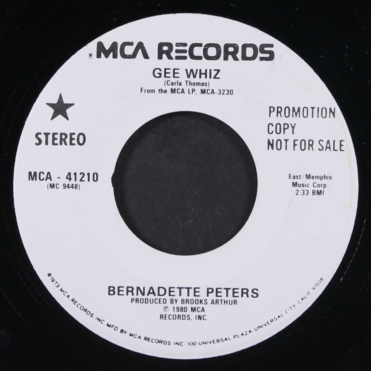 gee whiz / same by BERNADETTE PETERS