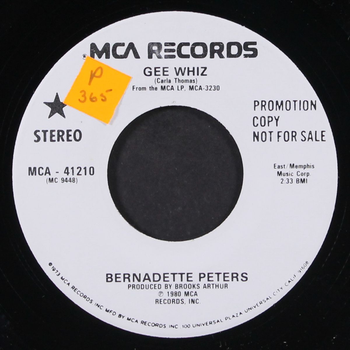gee whiz / same by BERNADETTE PETERS