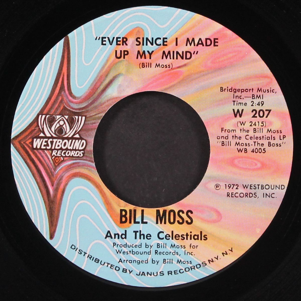 lean on him / ever since i made up my mind by BILL MOSS & CELESTIALS