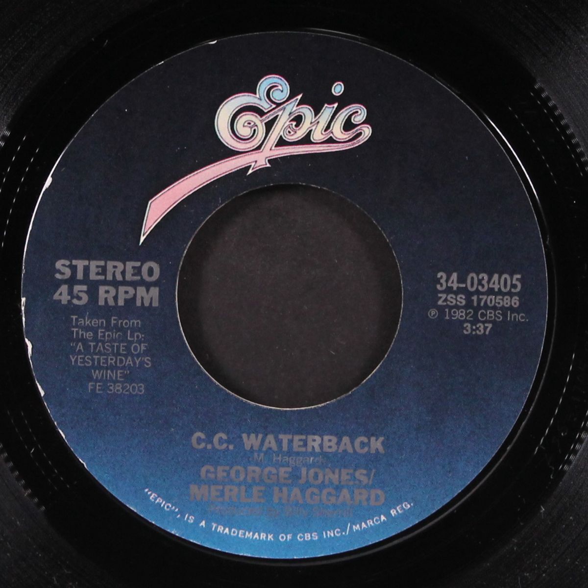 c.c. waterback / after i sing all my songs by GEORGE JONES & MERLE HAGGARD
