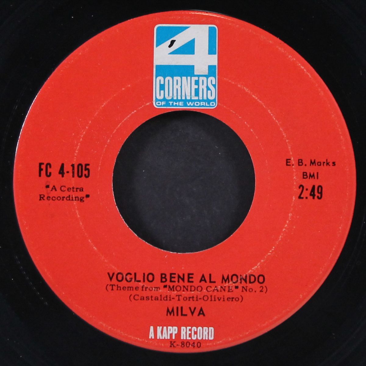 voglio bene al mondo / i'll set my love to music by MILVA