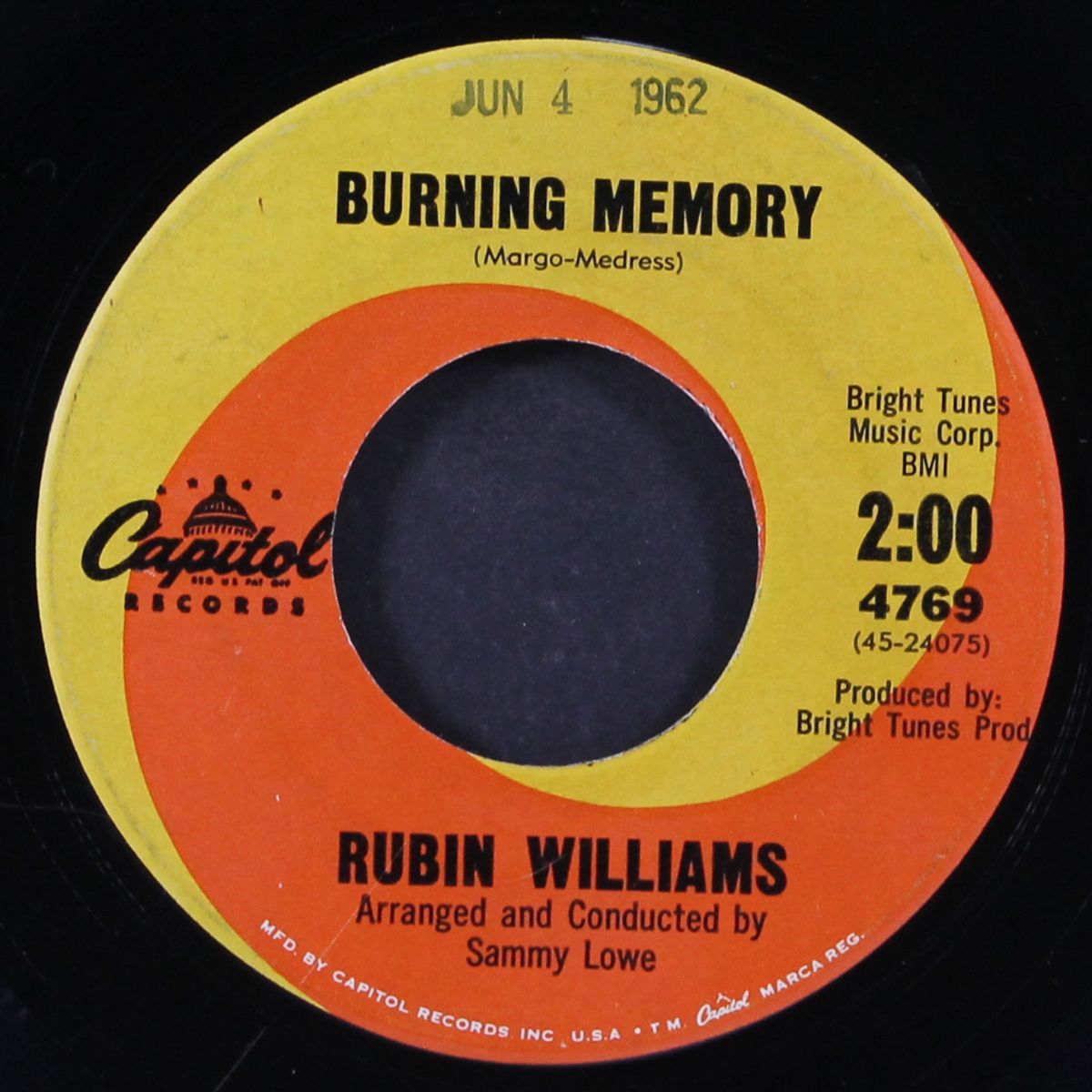 blow out the sun / burning memory by RUBIN WILLIAMS