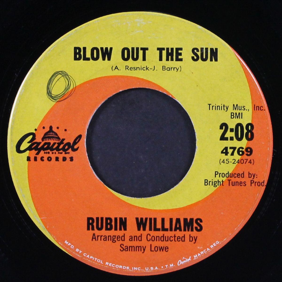 blow out the sun / burning memory by RUBIN WILLIAMS