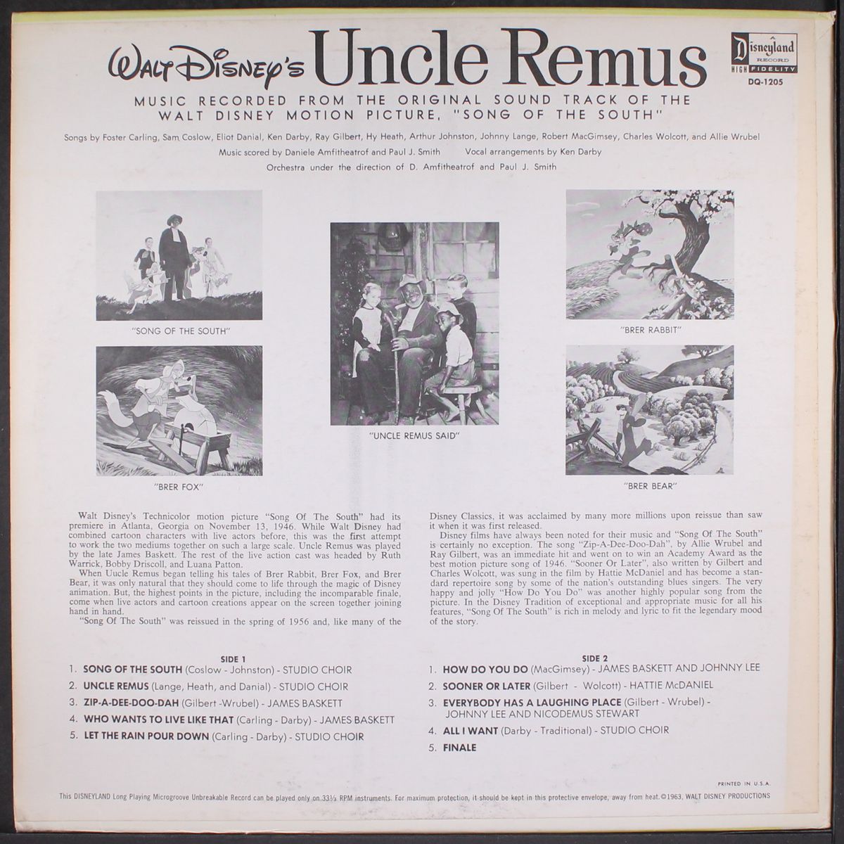 uncle remus by SOUNDTRACK