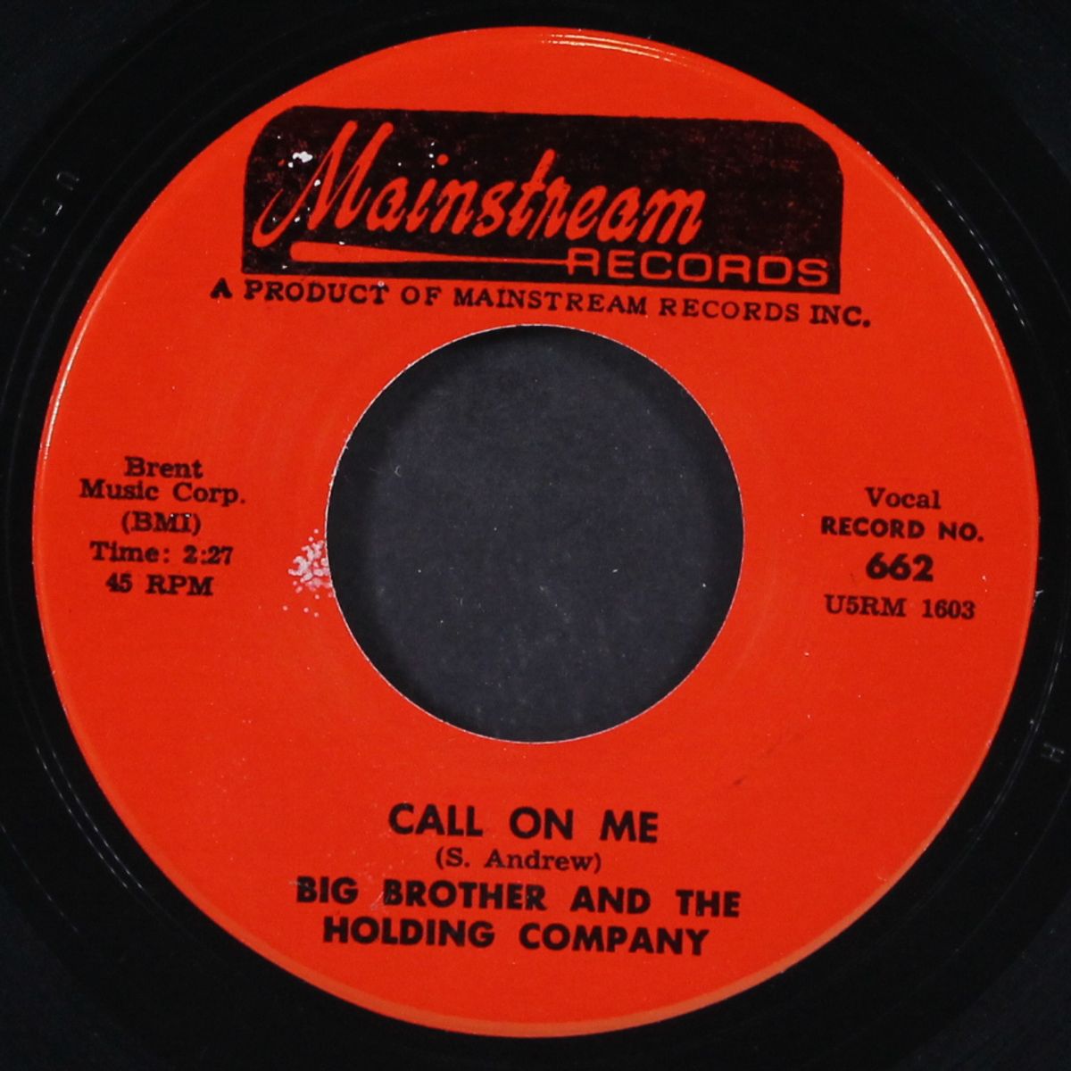 down on me / call on me by BIG BROTHER & HOLDING COMPANY
